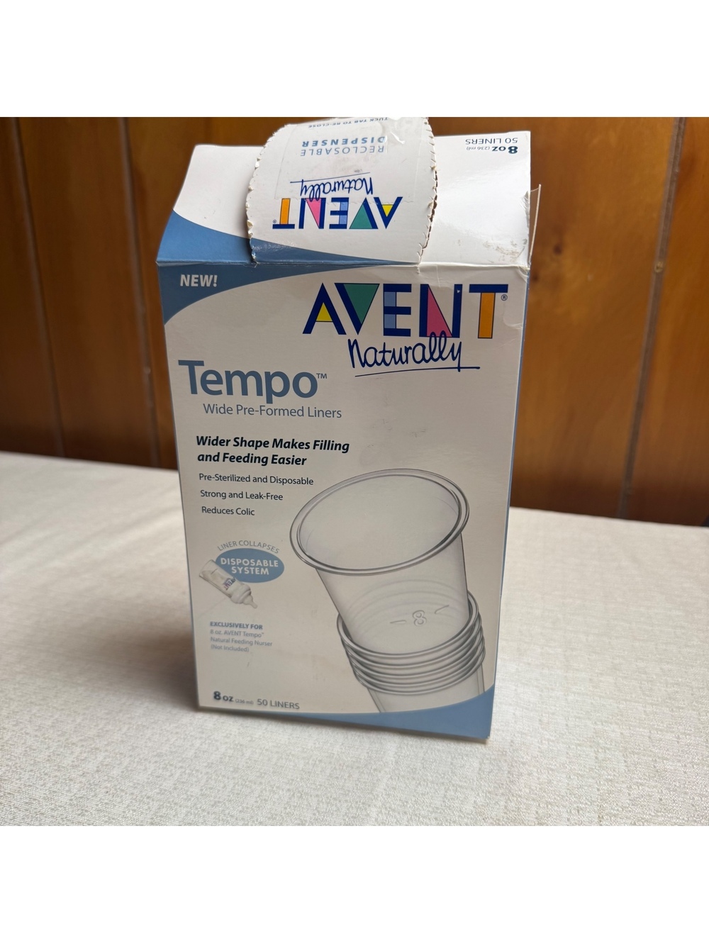 Avent Naturally Tempo Bottle Liners8 Oz Pre-Sterilized